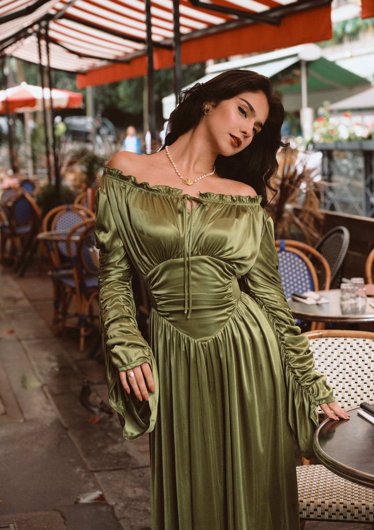 Olive Tint Parthenon Dress
