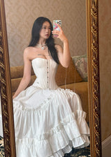 "Pure White" Cynthia Skirt