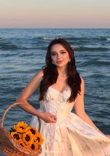 Love Flower Notes Corset Dress