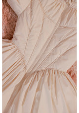 Black&White Warrior Down Coat (White)