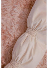 Black&White Warrior Down Coat (White)