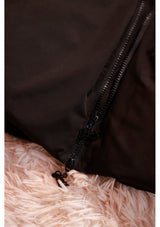 Black&White Warrior Down Coat (Black)