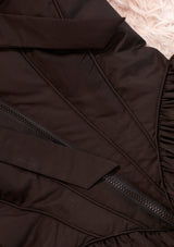 Black&White Warrior Down Coat (Black)