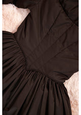 Black&White Warrior Down Coat (Black)