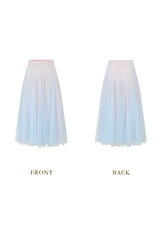 The Blue Lily Gauze Skirt