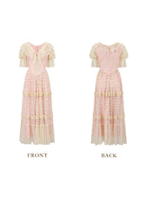 Gilded Invitation Dress(Pink)