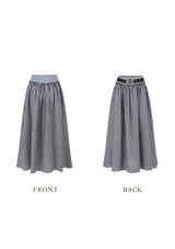 Cottage Girl Diary Navy Skirt