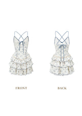 Blue Cherry Blossom Dress