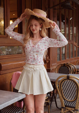 Girl's Notebook Knit Top