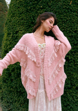 Meno's Letter Knit Cardigan