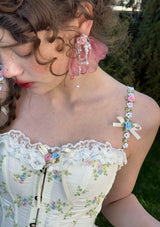 Crowned by Dew Ear Studs