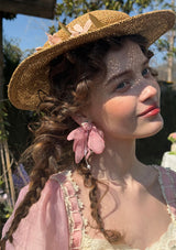 Crowned by Dew Ear Studs