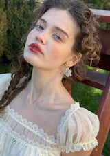 Sunlit Petals Ear Studs