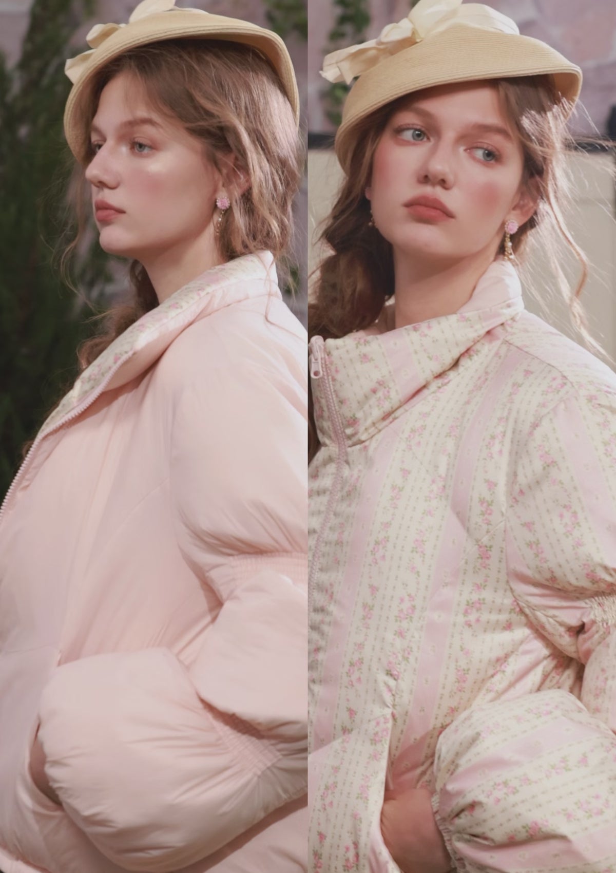 Winter Garden Down Jacket (Pink)