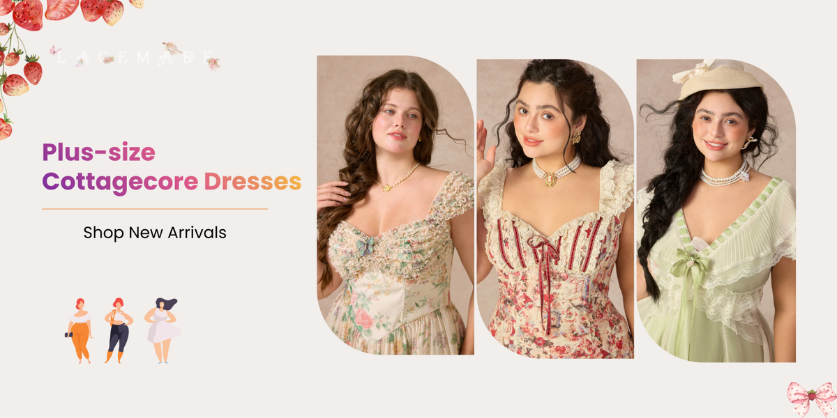 Plus-size Cottagecore Dresses