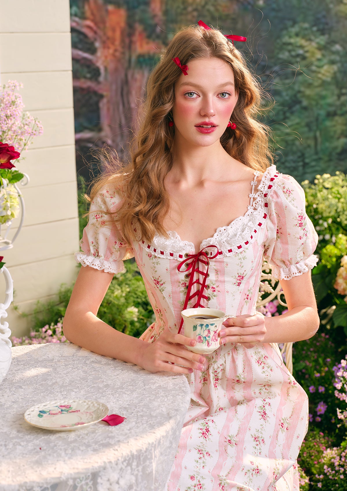Audrey Tea Party Corset Dress XS