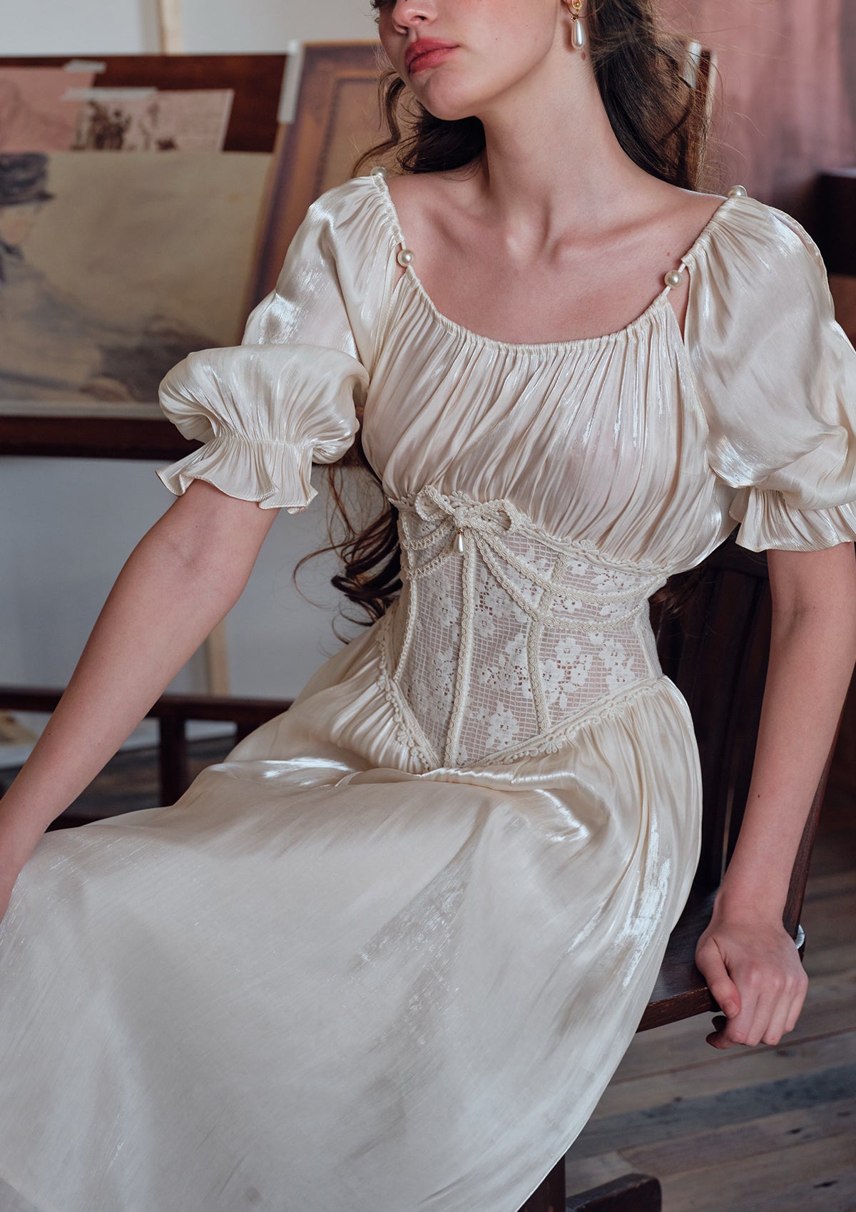 Du cocon au papillon Corset Dress Pre-order / XS