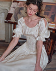 Lacemade "Du Cocon au Papillon" - Crinkle satin vacation dress