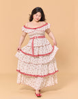 Curve & Plus Red Hood Maiden Dress