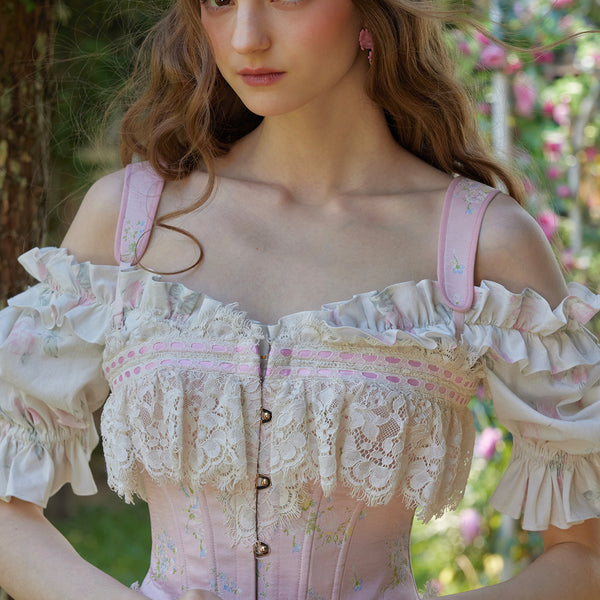 bloom in coral island corset dress (US Exclusive)Bloom in Coral Island Corset Dress XS