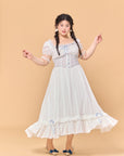 Curve & Plus Dear White Pages Dress