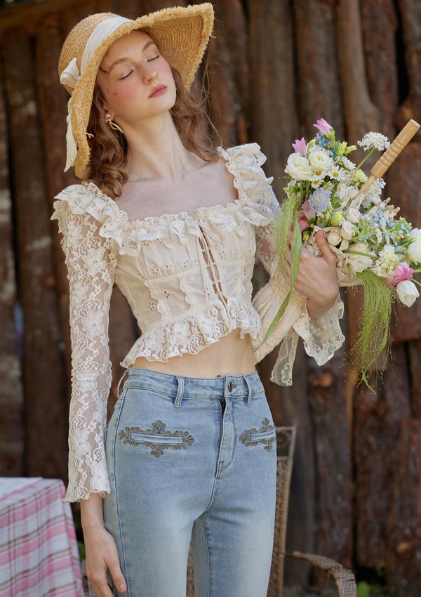 French Beauty Lace Top
