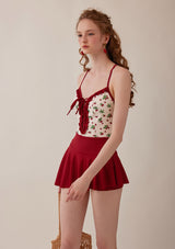 Vibrant Strawberry Sports Camisole