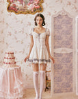 Lacemade Peter Rabbit Dollhouse Dress - Final standing view for summer picnic