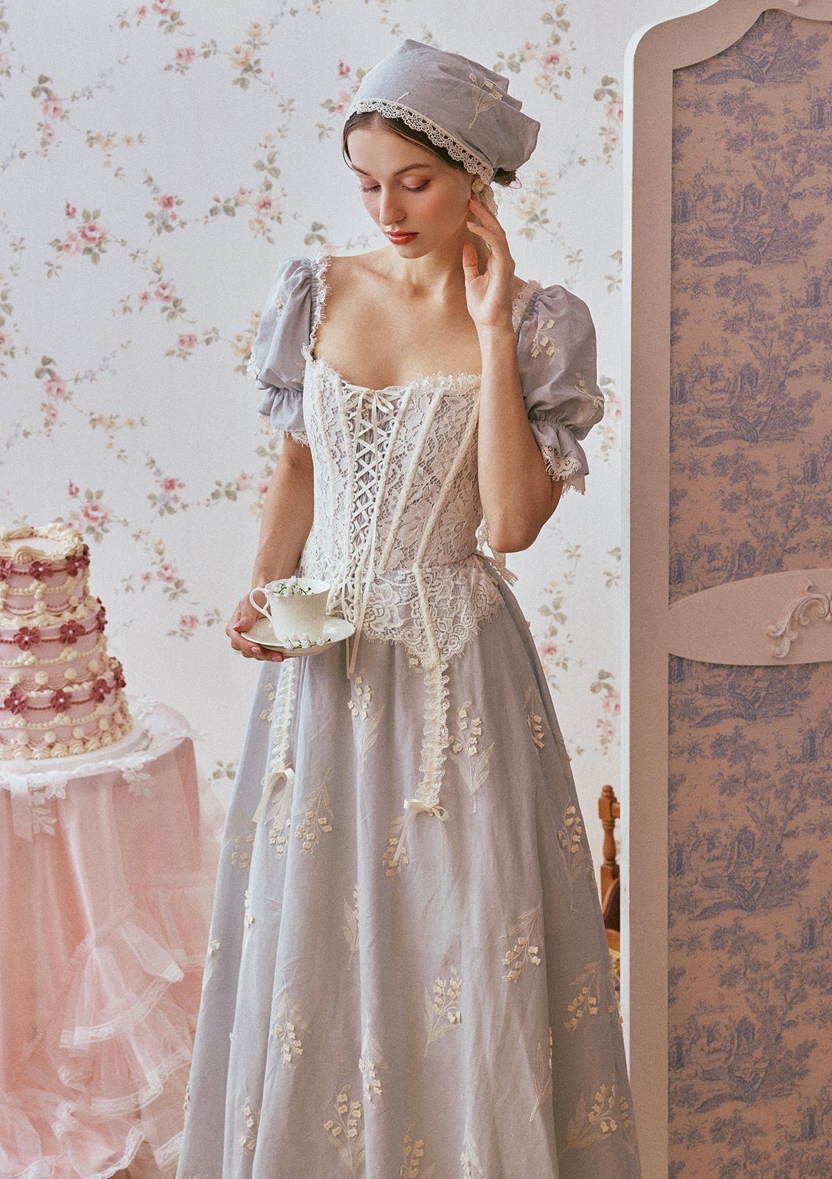 Princess Lily of the Vally Corset Dress – LaceMade