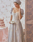 Lacemade Blue Cottagecore Dress - Lily of the Valley Garden Aesthetic