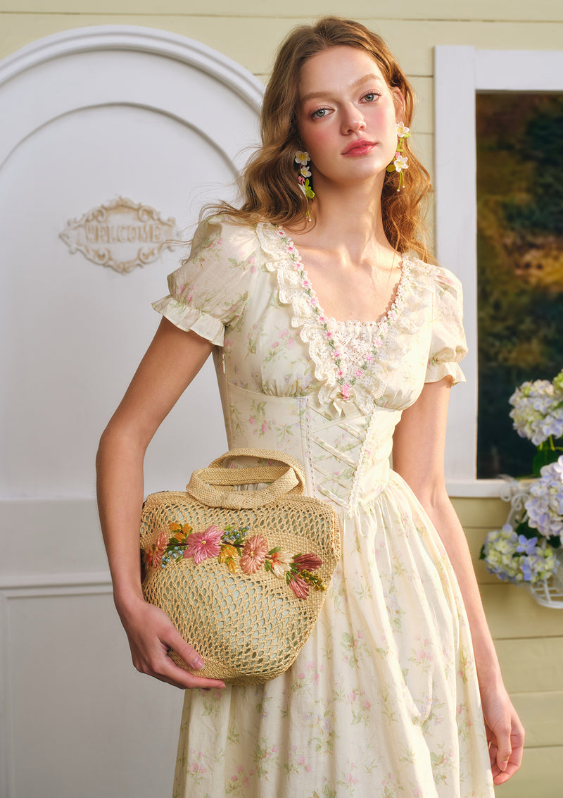 Garden Tea Party Corset Dress