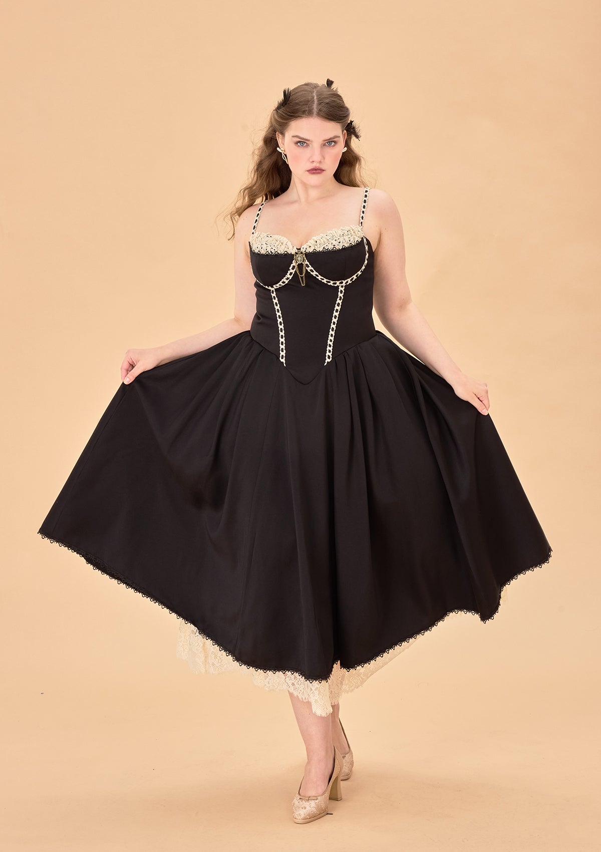 Curve & Plus Kate the Schemer Corset Dress