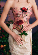 Rose Sous La Lune Corset Dress