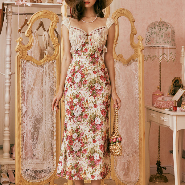 ワンピース elfelfelfarchives LACE LINED DRESS Black LACE