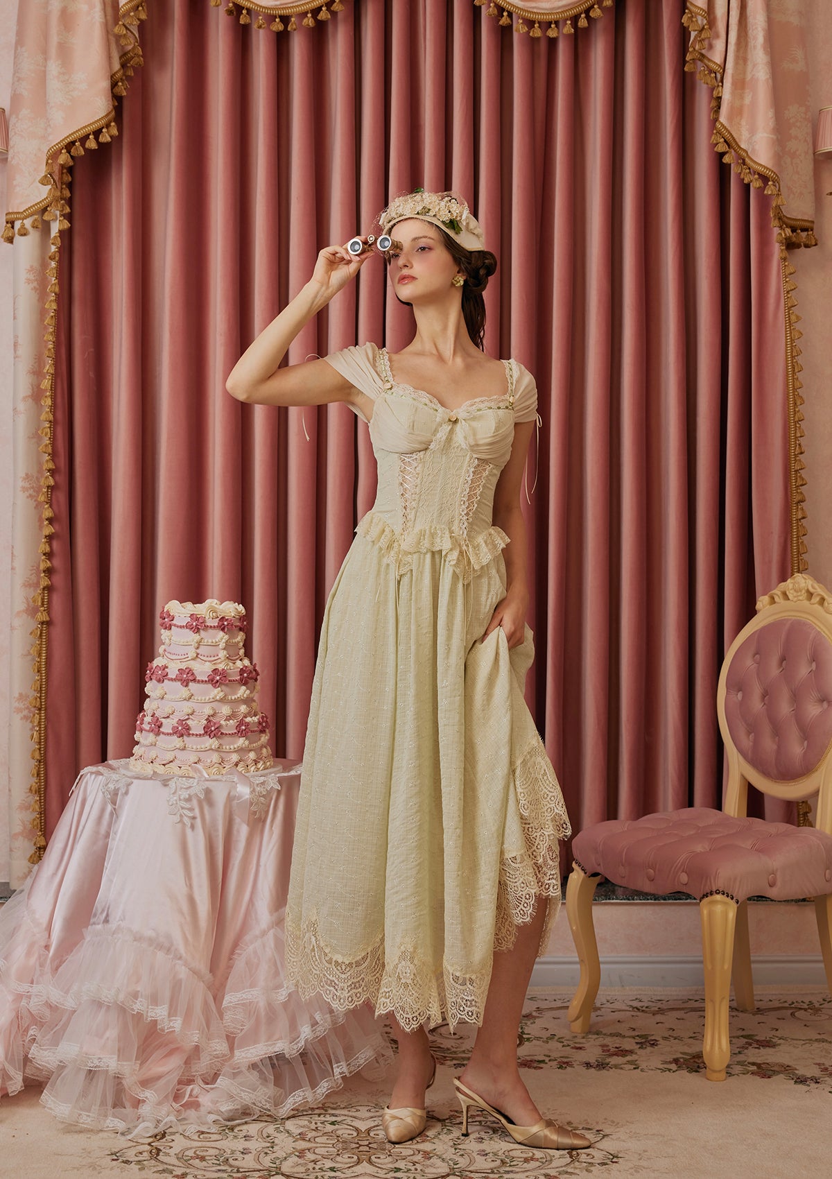 US Exclusive）Gardenia Mambo Corset Dress