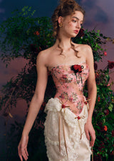 Rose Sous La Lune Corset Dress