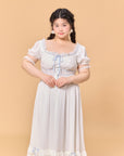 Curve & Plus Dear White Pages Dress