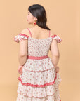 Curve & Plus Red Hood Maiden Dress