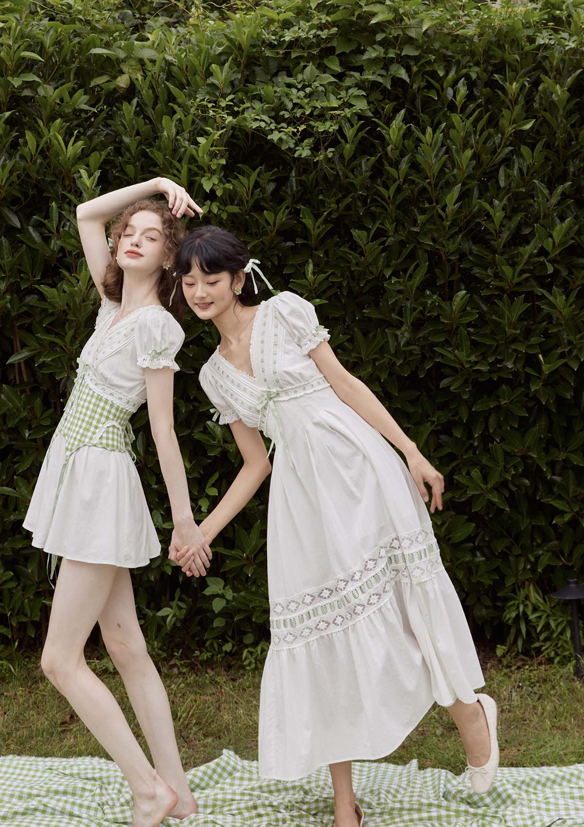 Green Apple Paradise Dress(Short) In-stock / XL Green Apple Paradise Dress(Short) In-stock / XL