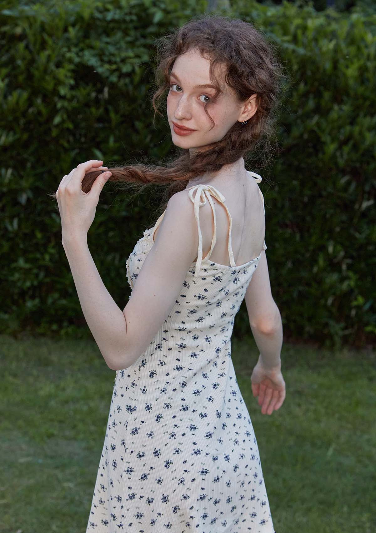 Peggy Trizay Dress - Blueberry