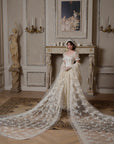 Lacemade "Tear of Blossom and Candle" Rococo Ivory Lace Corset Dress