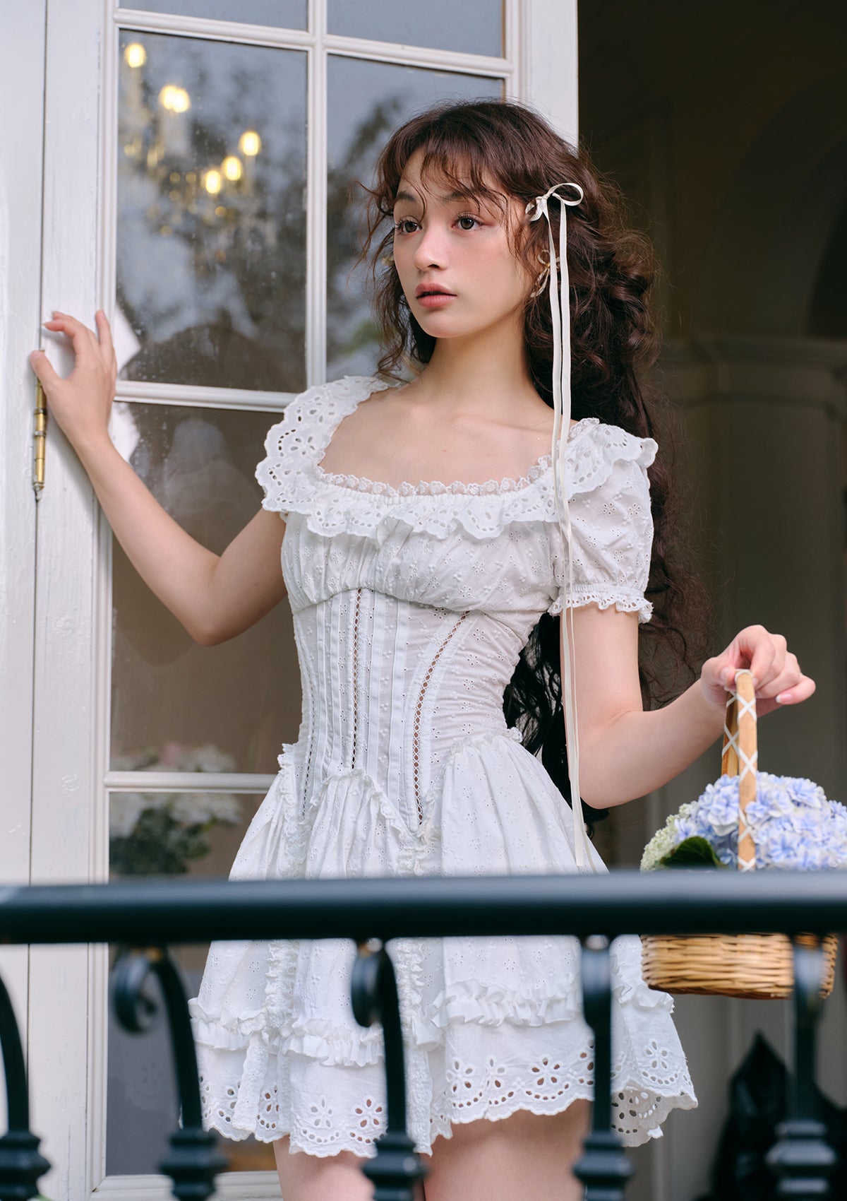 ★Since Then★ Cream lace mini dress Cream Lace Mini Dress - Feminine & Romantic Style