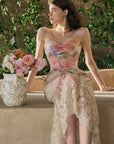 Floral Mirror Corset