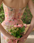 Floral Mirror Corset