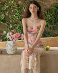 Floral Mirror Skirt