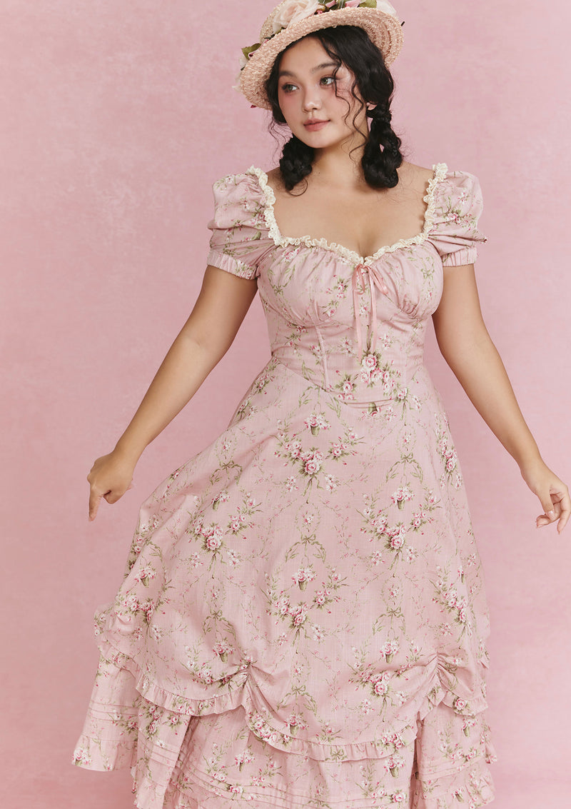 Curve & Plus Rosa Rubus Story Corset Dress