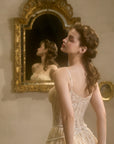 Lacemade "Waltz In The Moonlight" Romantic tiered lace dress for garden weddings