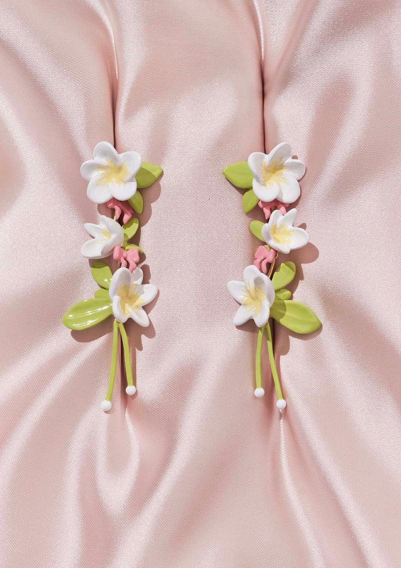Pear Blossom Ear Stud & Clip