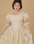 Curve & Plus The Tear of Blossom and Candle Corset Dress