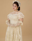 Curve & Plus The Tear of Blossom and Candle Corset Dress
